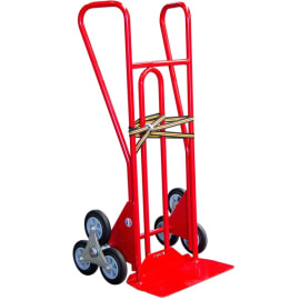 Diable acier grimpeur 250 kg bavette fixe roues caoutchouc photo du produit