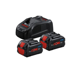 Pack 2 batteries 18V 5.5Ah + chargeur rapide photo du produit
