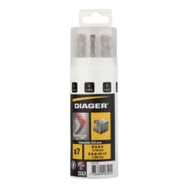 Coffret 7 pces Twister Plus L110 Ø56-8 L160 Ø6-8-10-12 photo du produit