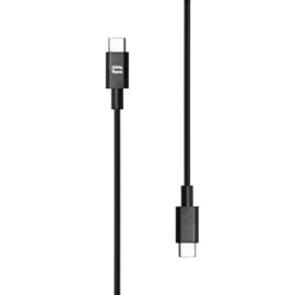 Câble noir USB-C/USB-C - 120 cm photo du produit