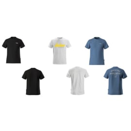 Lot 3 tee-shirts logo SNICKERS photo du produit