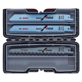 Coffret 15 lames de scie sabre bois métal 150mm photo du produit