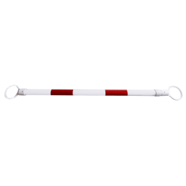 Barre extensible pour cônes de 1.20m à 2.15m rouge et blanc photo du produit