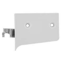 Attache élément - Acier zingué / Plastique blanc photo du produit