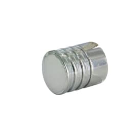 Bouton tranche d20 zamak chrome photo du produit