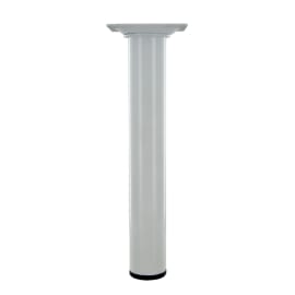 Pied de meuble rond acier photo du produit
