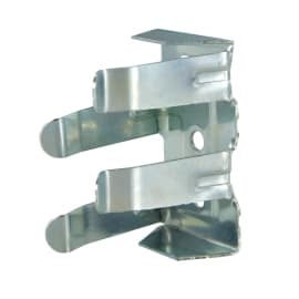 Clip de fixation H 55 mm pour pied Ø28 mm - Acier zingué photo du produit