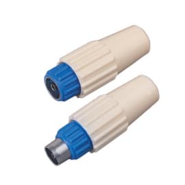 Fiches coaxiales mâle/femelle 9.52mm photo du produit