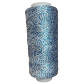 Ficelle à aiguiller Ø 1.5 mm bleu et blanc 2400m photo du produit