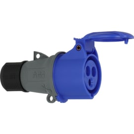 Fiche femelle P17 2P+T 16 A/230 V IP44 photo du produit