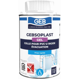 Colle évacuation PVC GEBSOPLAST GEL photo du produit