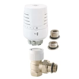 Robinet thermostatique T302 équerre universel - Nickelé photo du produit