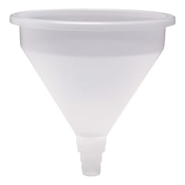 Entonnoir plastique 355 mm - 10 l - Blanc photo du produit