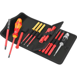 Tournevis isolé 18 pièces KRAFTFORM KOMPAKT VDE photo du produit