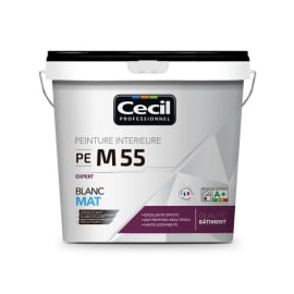Peintures blanc mat expert PE M55 photo du produit
