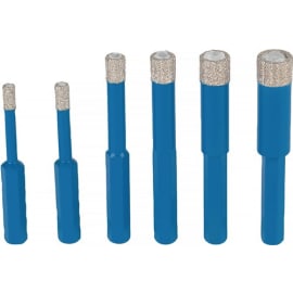 Jeu perçage carrelage DDT HEX 6 pièces Ø 5 6 8 10 12 14mm photo du produit