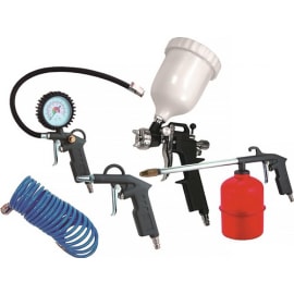 Set de pistolets à air comprimé contenu 5 pièces photo du produit