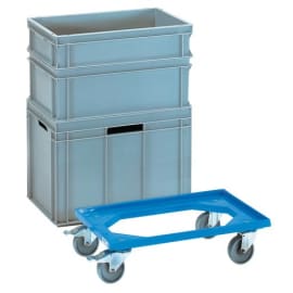 Chariot à caisse capacité charge 250 kg pneus polyamide photo du produit