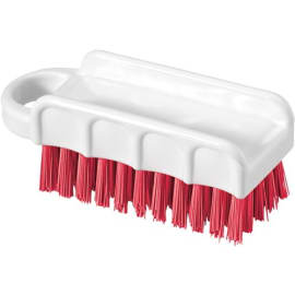 Brosse ongles HACCP L155mm EP poils 0,50mm rouge photo du produit