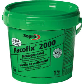 Mortier scellement Racofix® 2000 1:3 séparat. pièce 1&nbsp;kg photo du produit