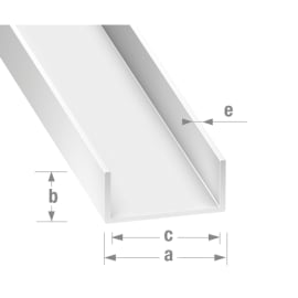 Nez de cloison PVC photo du produit