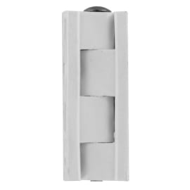 Charnière universelle 13 x 40 mm acier/nylon blanc photo du produit