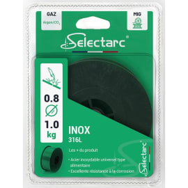 Fil MIG inox 316L Ø0,8 mm photo du produit