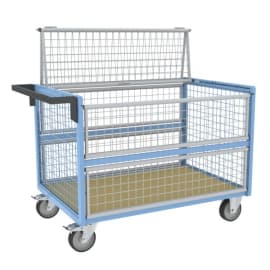 Chariot conteneur grillagé photo du produit
