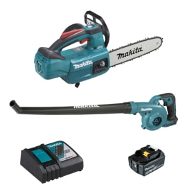 Tronçonneuse DUC254RT + Aspirateur souffleur DUB186Z 18V 5Ah photo du produit