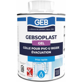 Colle évacuation PVC GEBSOPLAST GEL photo du produit