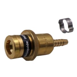 Raccord rapide femelle gaz neutre bouteille 6,3 mm photo du produit