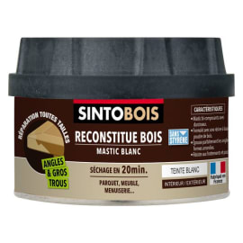 Mastic reconstitue bois angles et gros trous photo du produit