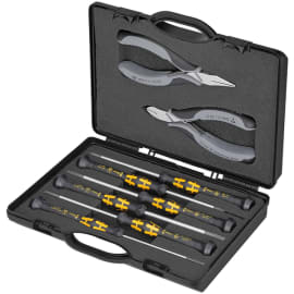 Coffret de 8 outils pour travaux électroniques photo du produit