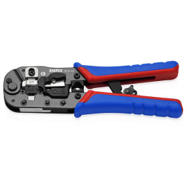 Pince à sertir pour fiches RJ45 bi-matière 190 mm photo du produit