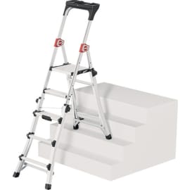 Échelle escabeau 100 Topline marches 3-5 aluminium anodisé photo du produit