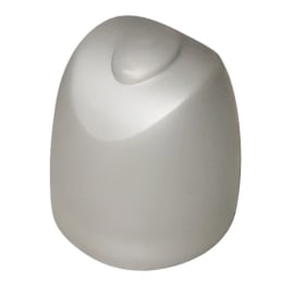 Butée de sol 3845 DUNE Ø38 x H45 mm - Zamak argent velours photo du produit
