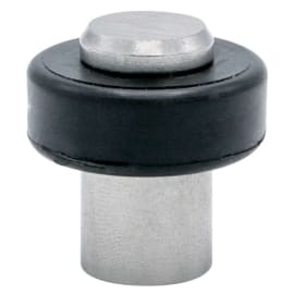Butée de sol à visser Ø28 x 30 mm - Inox / caoutchouc photo du produit