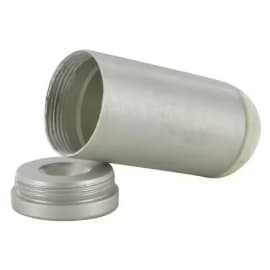 Butée de plinthe à visser Ø25 x 60 mm - Alu / élastomère photo du produit
