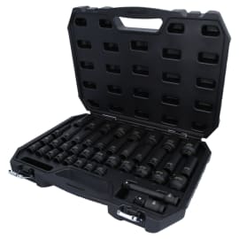 Coffret 40 douilles à chocs courtes et longues 1/2" photo du produit