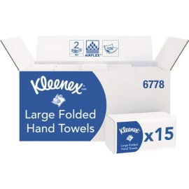 Chiffon pliant KLEENEX® 6778 2 couches blanc photo du produit