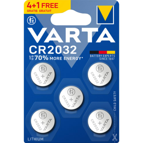Pile lithium CR2032 (4+1) photo du produit image_1 L
