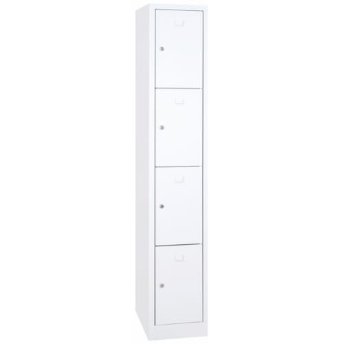 Casier scolaire 1 x 4 cases 40 cm 1800 x 415 x 500 mm - Gris photo du produit image_1 L