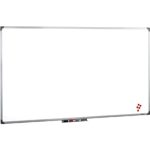 Tableau blanc magnétique 1200 x 900 mm - Blanc laqué photo du produit image_1 L
