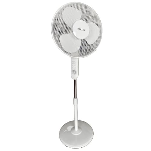 Ventilateur sur pied 3 vitesses Ø400 x H1375 mm - Blanc photo du produit image_1 L