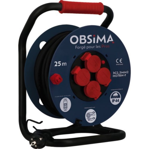 Enrouleur OBSIMA 25m HO7RN-F3G2.5 photo du produit image_1 L