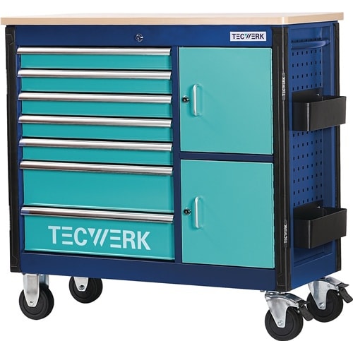 Établi roulant PLUS 2.0 T extérieur L1090xP500xH1055mm photo du produit image_1 L