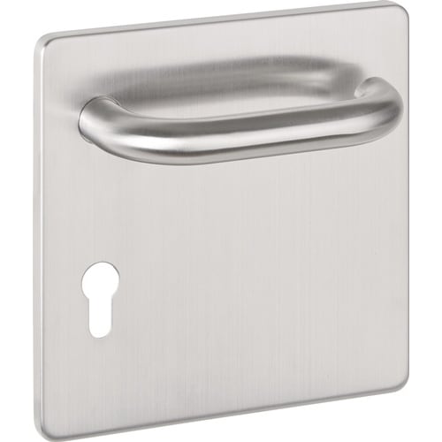 Garniture pour portes coupe-feu NW-495-1 acier inoxydable 60 photo du produit image_1 L