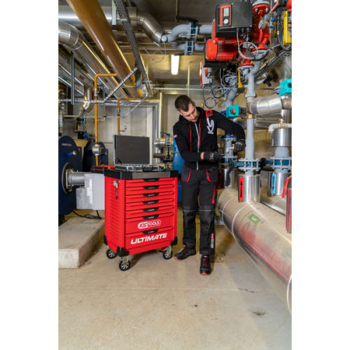 Servante ULTIMATE 5 tiroirs rouge photo du produit image_6 L