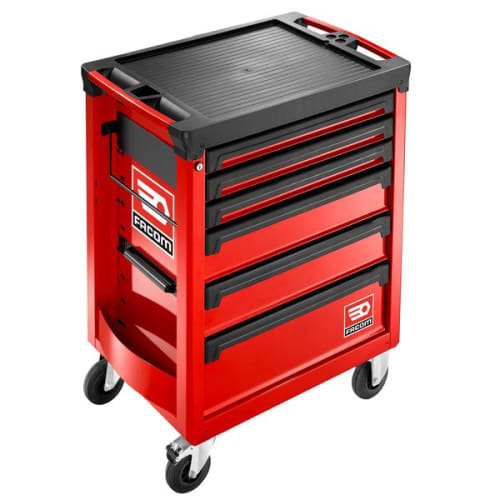 Servante ROLL M3 6 tiroirs - Rouge photo du produit image_3 L