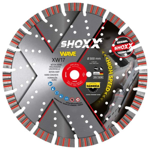 Disque diamant SHOXX WAVE X17 230 x 22.23 x 17 photo du produit image_1 L